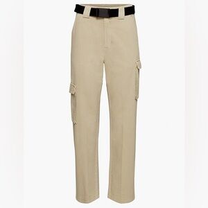 Aritzia TNA Beige Cargo Pants